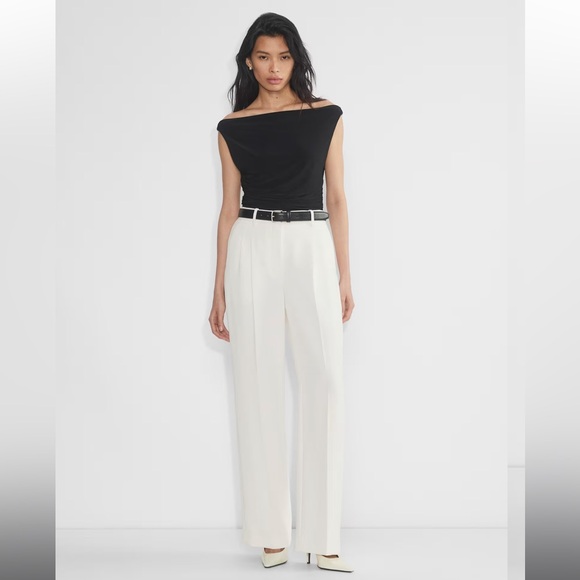 Aritzia Wilfred Effortless Pant in Light Birch